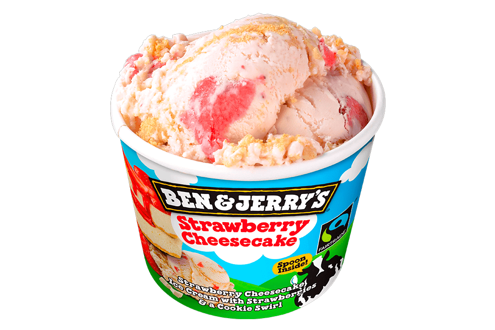 Strawberry Cheesecake Ben & Jerrys - La Ramona Cervezas y Tapas Strawberry Cheesecake Ben & Jerrys - La Ramona Cervezas y Tapas
