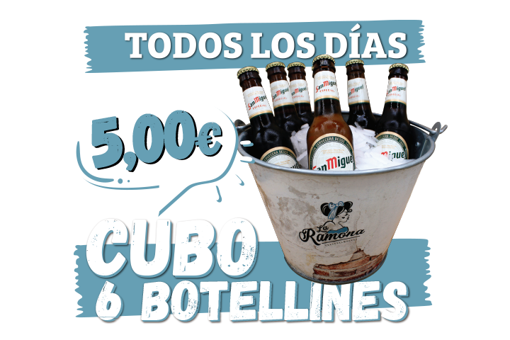 Promoción Cubo 6 Botellines - La Ramona